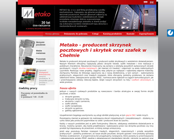 Przedsiębiorstwo Produkcyjno-Handlowe METAKO Sp  z o o_
