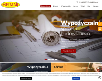 Metmar_wypożyczalnia sprzętu budowlanego