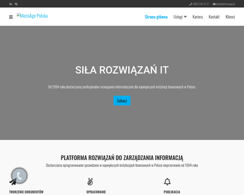 MicroAge Polska Sp  z o o_