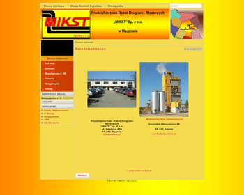 Przedsiębiorstwo Robót Drogowo-Mostowych MIKST Sp  z o o_
