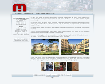 MIN HOONG DEVELOPMENT Sp  z o o_