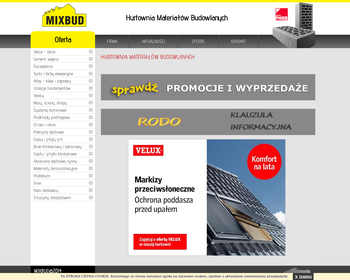 Mixbud  Hurtownia materiałów budowlanych_