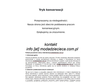 www modadziecieca com pl - moda i odzież dziecięca_