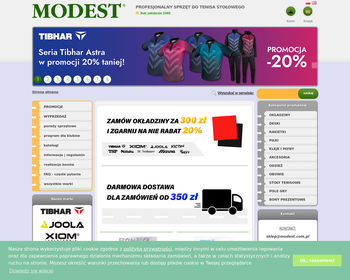 Przedsiębiorstwo Produkcji Handlu i Usług MODEST Sp  z o o_