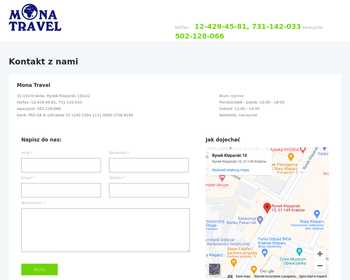 Mona Travel - Biuro Podróży Turystyki Krajowej i Zagranicznej_