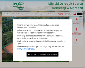 Miejski Ośrodek Sportu i Rekreacji w Sieradzu - Hotel Trax_
