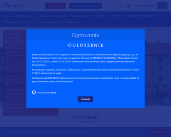 Miejskie Przedsiębiorstwo Gospodarki Mieszkaniowej Sp  z o o_