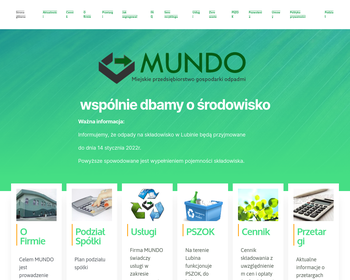 MUNDO Miejskie Przedsiębiorstwo Gospodarki Odpadami Sp  z o o_
