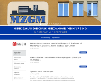 Miejski Zakład Gospodarki Mieszkaniowej MZGM Sp  z o o_