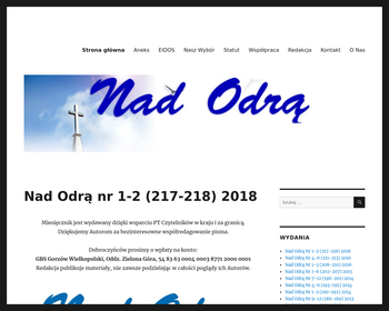 Towarzystwo Kultury Narodowo-Religijnej - Wydawca Miesięcznika Nad Odrą_