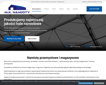NAMIOTEX - namioty_ namioty przemysłowe