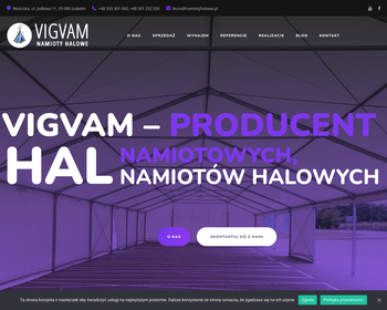 VigVam - Namioty Halowe_