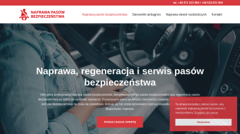 Naprawa pasów bezpieczeństwa i  regeneracja pasów bezpieczeństwa – usługi księgowe.