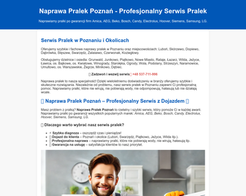 Naprawa pralek automatycznych i zmywarek_