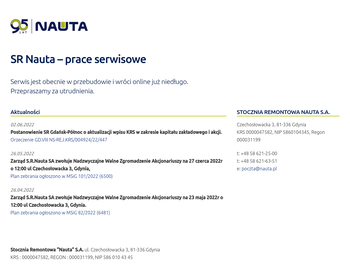 Stocznia Remontowa NAUTA SA_
