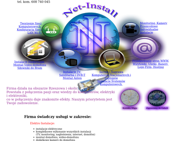 Net-Install  Elektroinstalacje  Serwis i usługi informatyczne  Kostur Paweł_