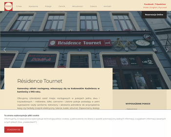 TOURNET POKOJE GOŚCINNE  Atrakcyjne położenie obiektu w starej żydowskiej dzielnicy Kraków - Kazimierz_