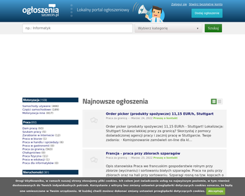 Ogłoszenia Szczecin - serwis ogłoszeń bezpłatnych_