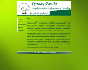 OGRODY Pawła Projektowanie i Wykonywanie Ogrodów_