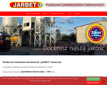 Jarbet  Produkcja elementów betonowych  Krawczyk Jarosław_