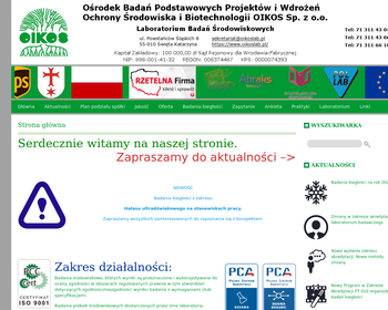 OIKOS - bhp_ ochrona środowiska