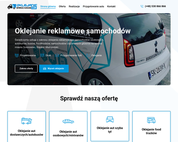 Oklejanie Samochodów Sosnowiec_ Reklama Na Aucie