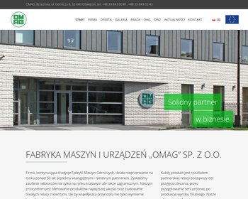 Fabryka Maszyn i Urządzeń OMAG Brzezinka Sp  z o o_