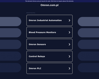 OMRON Electronics Sp  z o o_