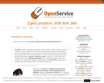 OpenService - serwis komputerowy_ Warszawa
