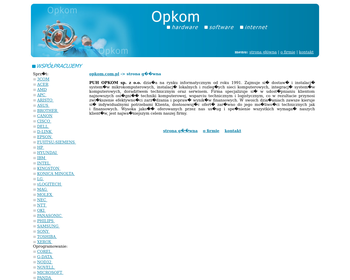 Opkom Sp  z o o_