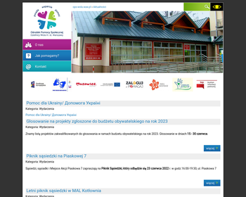 Ośrodek Pomocy Społecznej Dzielnicy Wola m  st  Warszawy - Filia_