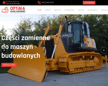 Optima  Laskowski Jacek  Sprzedaż części i zespołów do maszyn budowlanych_ usługi