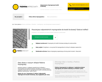 Padona Sp  z o o  Materiały budowlane_ kostka brukowa