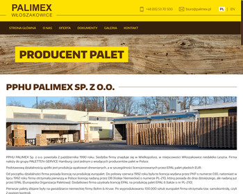 Przedsiębiorstwo Produkcyjno-Handlowo-Usługowe PALIMEX Sp  z o o_