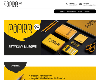 Papier 99  Materiały komputerowe_ zaopatrzenie biur