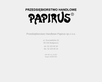 Przedsiębiorstwo Handlowe PAPIRUS Sp  z o o_