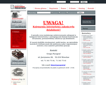 Księgarnia Prawniczo-Naukowa PARAGRAF S c_
