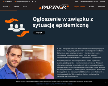PARTNER OPONY POLSKA- ogólnopolska sieć profesjonalnych serwisów ogumienia_