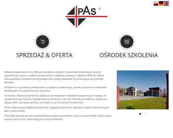 PAS  Urządzenia Materiały Spawalnicze_