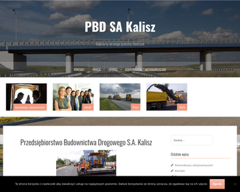 Przedsiębiorstwo Budownictwa Drogowego SA Kalisz_
