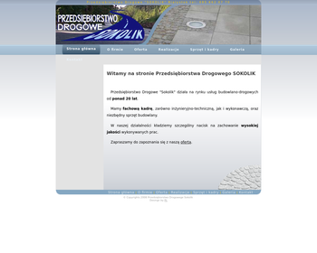 Sokolik  Przedsiębiorstwo drogowe_ nawierzchnie granitowe