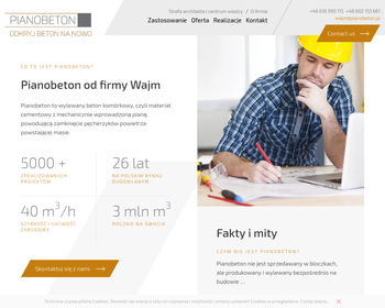 Wajm Sp  z o o  Pianobeton  Beton komórkowy  Podbudowa_