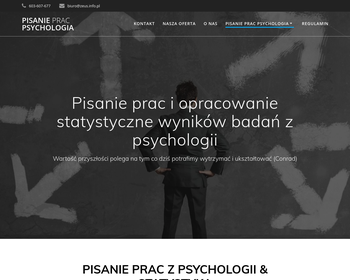 Pisanie prac psychologia i  analiza statystyczna i  pomoc w pisaniu prac – usługi księgowe.