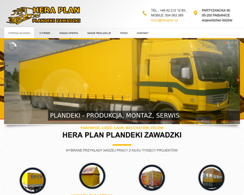 HERA-PLAN Plandeki Produkcja Naprawa Rafał Zawadzki_