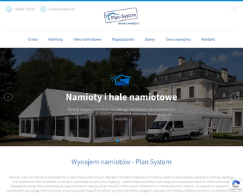 www plansystem pl Namioty hale namiotowe_