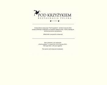 Restauracja POD KRZYŻYKIEM_