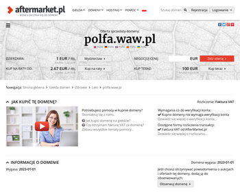 Warszawskie Zakłady Farmaceutyczne POLFA SA_