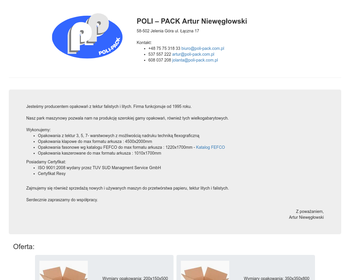 POLI-PACK Artur Niewęgłowski_