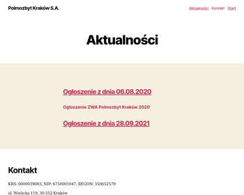 POLMOZBYT KRAKÓW SA_