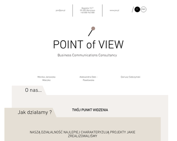 Point Of View Sp  z o o_
